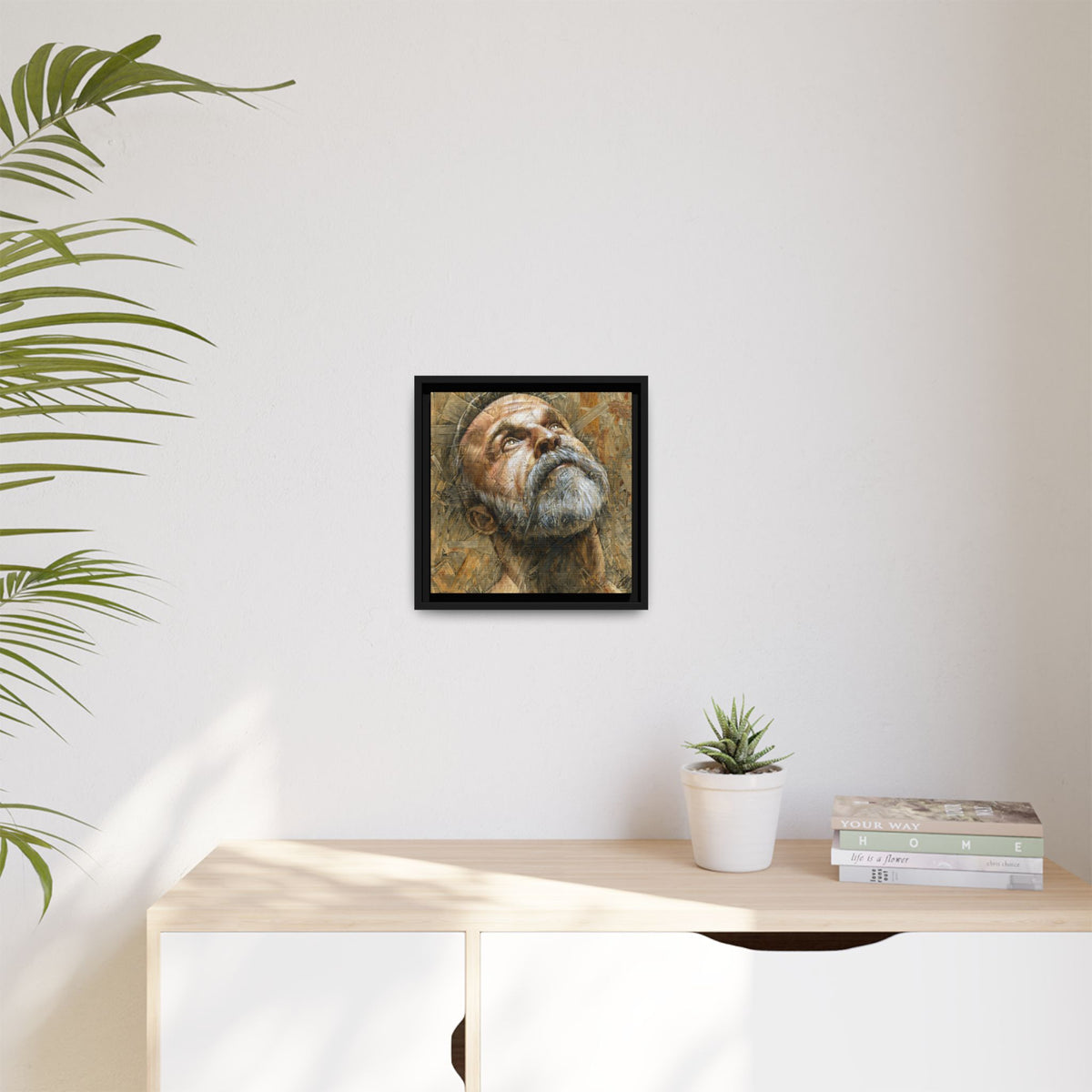Silence 4, Matte Canvas, Framed (Multi-color)