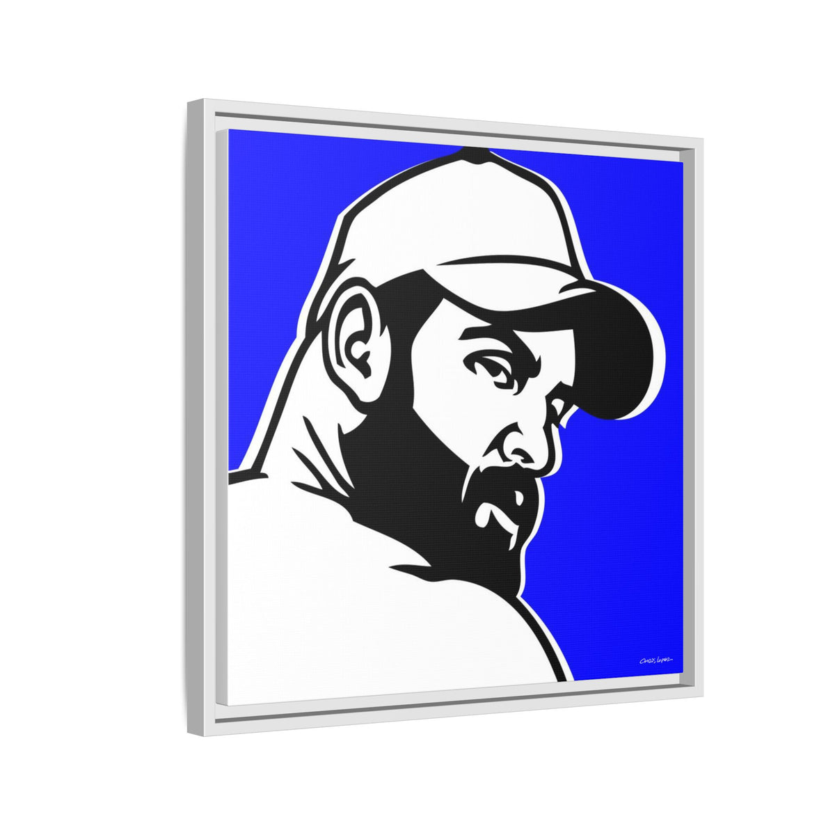 Trucker, Matte Canvas, Framed (Multi-color)