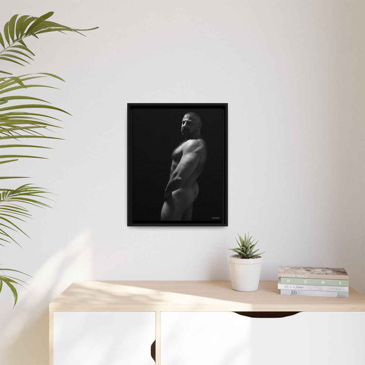 Bart, Giclee Print on Matte Canvas, Framed (Multi-color)