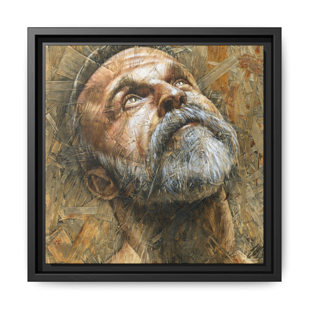Silence 4, Matte Canvas, Framed (Multi-color)