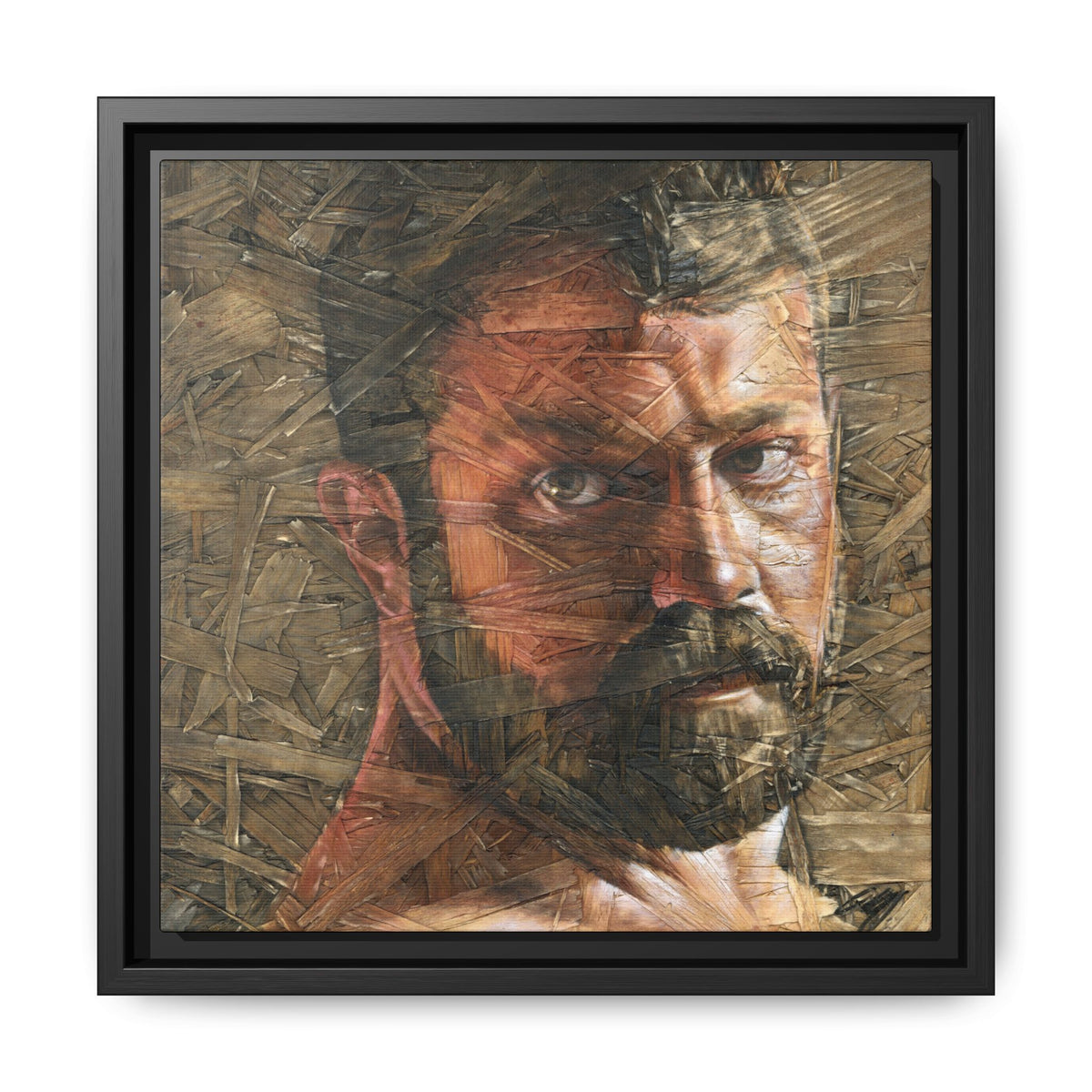 Silence 7, Matte Canvas, Framed (Multi-color)