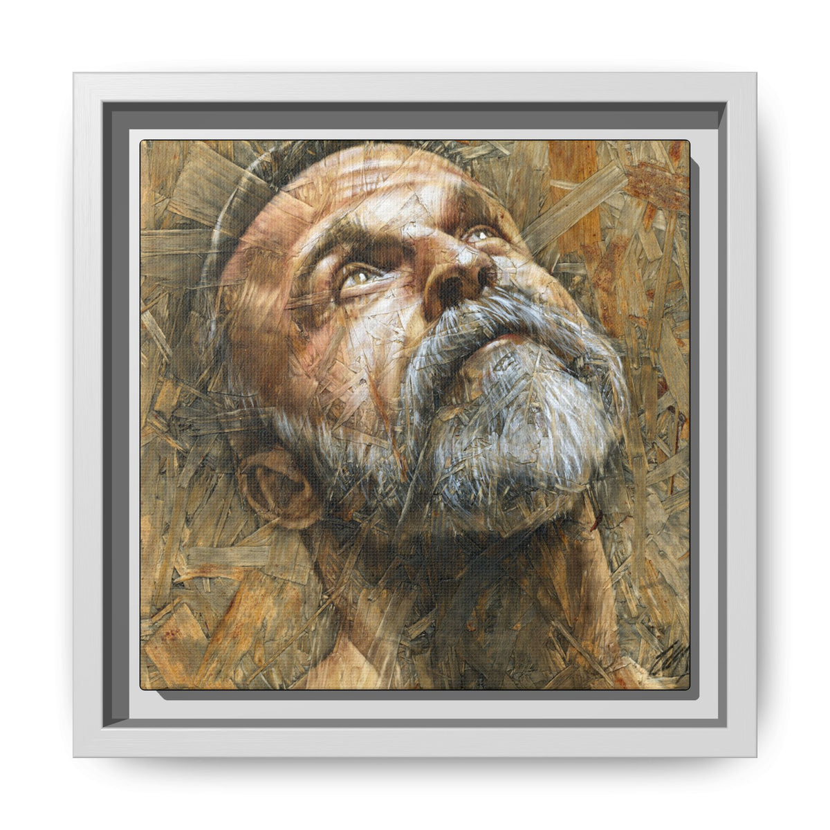 Silence 4, Matte Canvas, Framed (Multi-color)