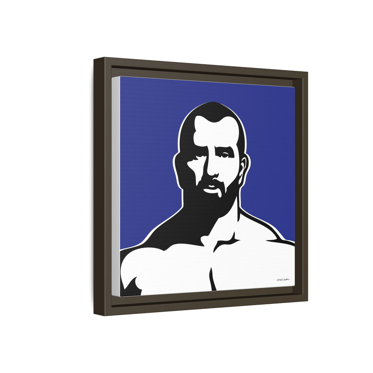 Muscle, Giclee Print on Matte Canvas, Framed (Multi-color)