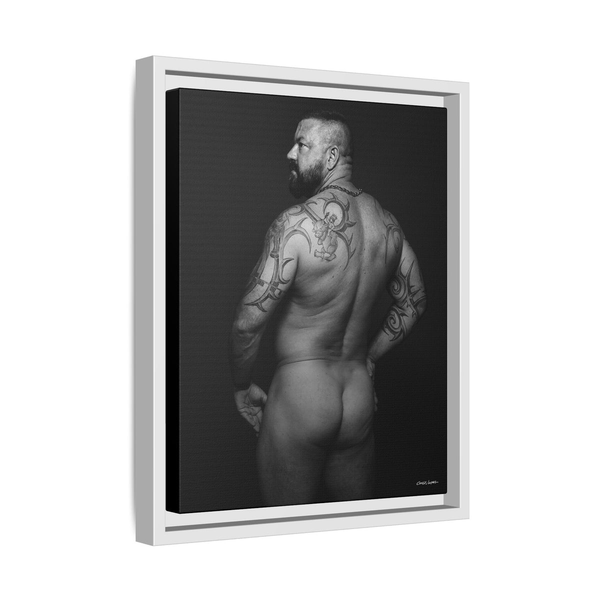 Chris C, Matte Canvas, Framed (Multi-color)