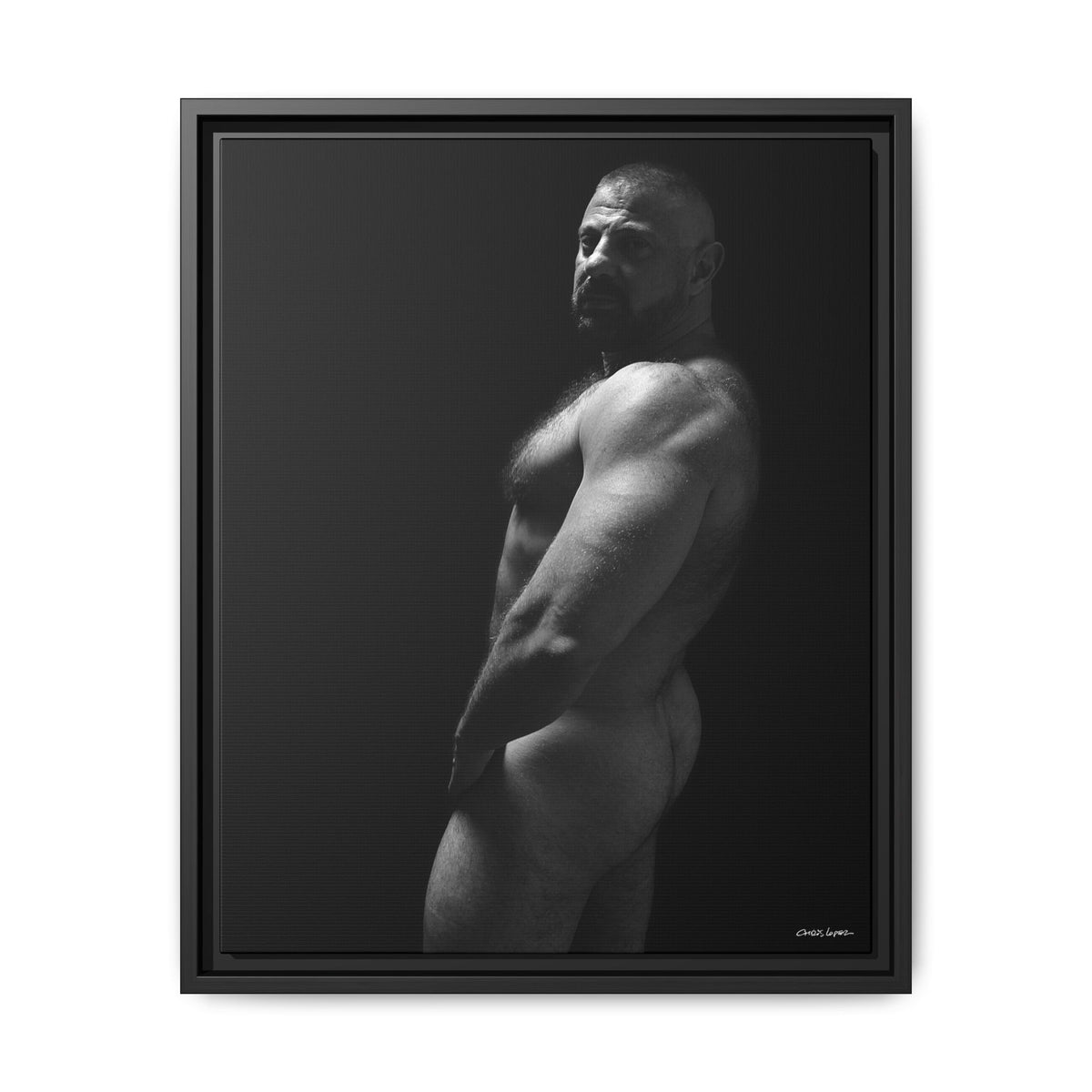 Bart, Giclee Print on Matte Canvas, Framed (Multi-color)