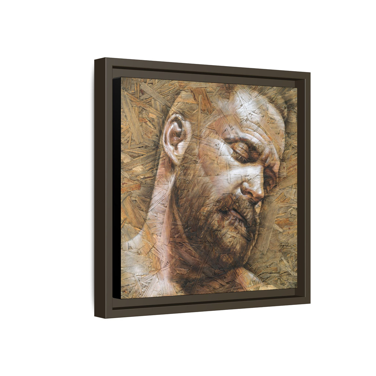 Silence, Matte Canvas, Framed (Multi-color)
