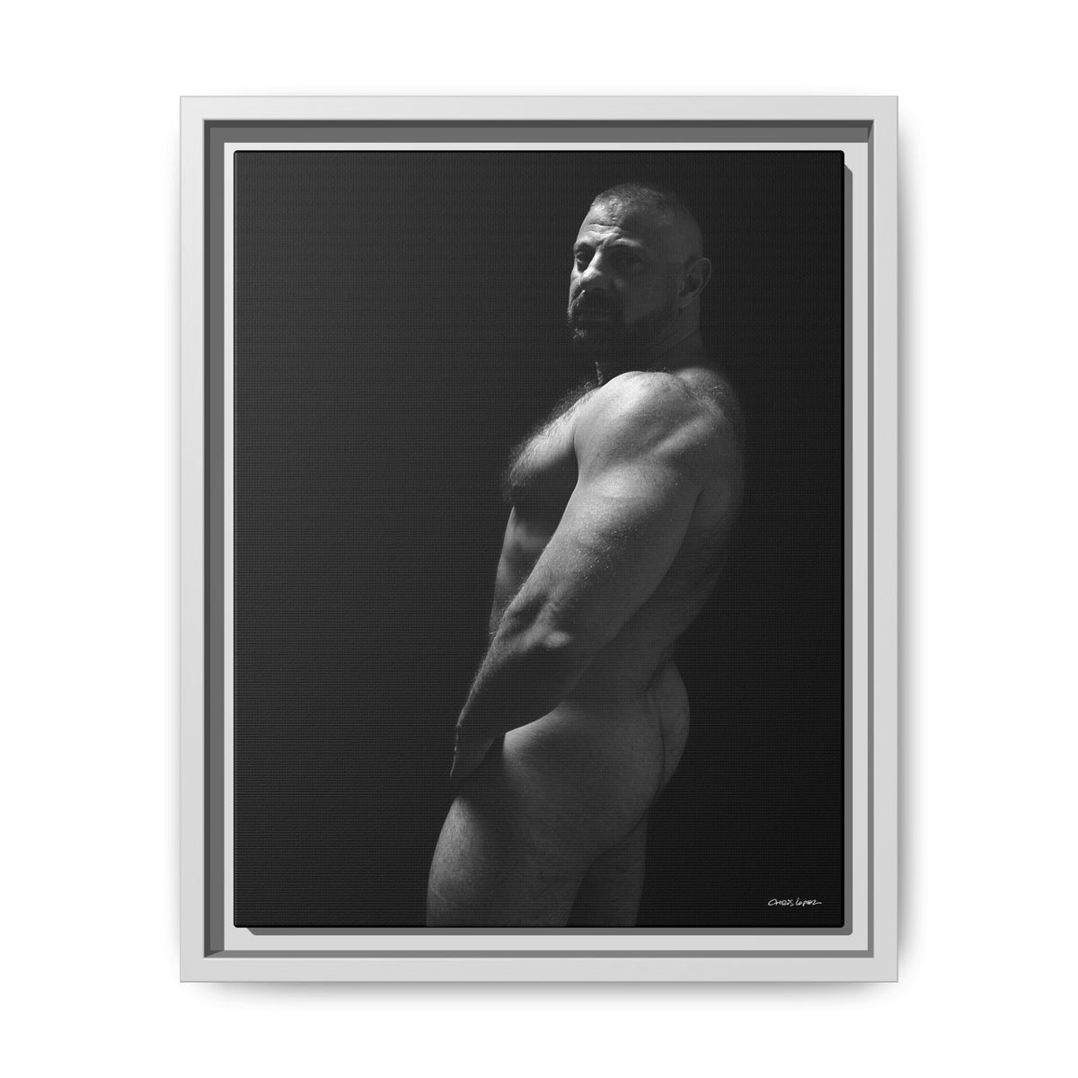 Bart, Giclee Print on Matte Canvas, Framed (Multi-color)