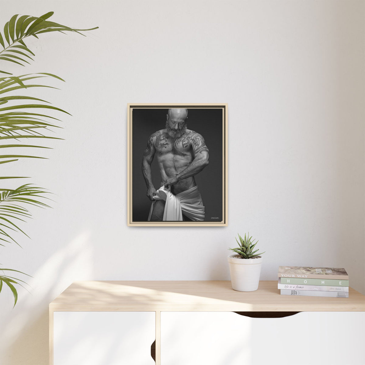 Barclay 1, Giclee print on Matte Canvas, Framed (Multi-color)