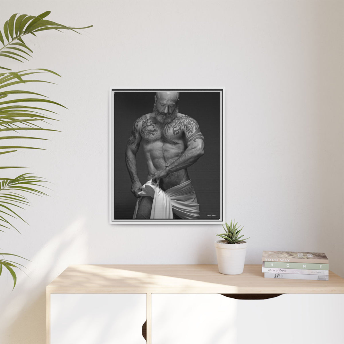 Barclay 1, Giclee print on Matte Canvas, Framed (Multi-color)