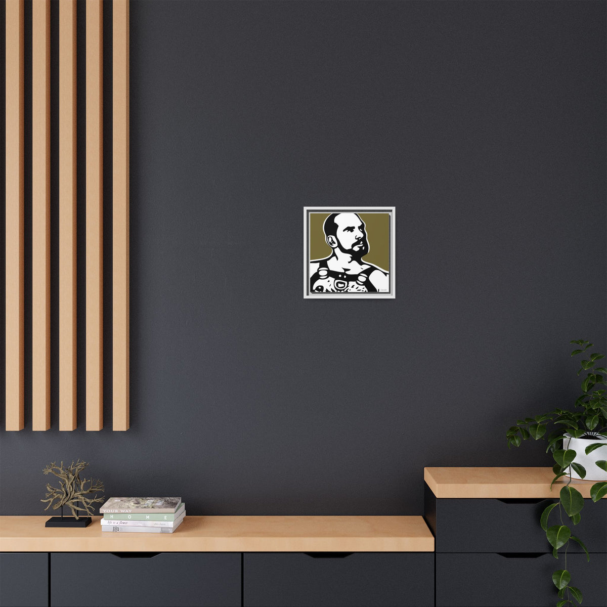 Harness, Giclee Print on Matte Canvas, Framed (Multi-color)