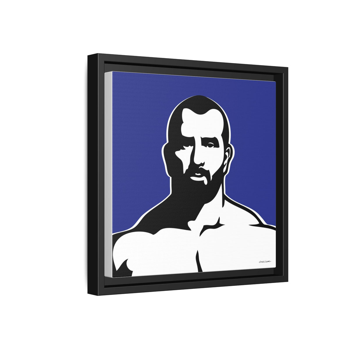 Muscle, Giclee Print on Matte Canvas, Framed (Multi-color)