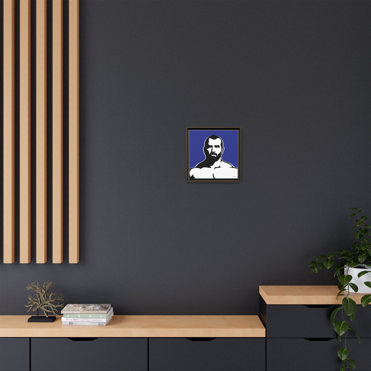 Muscle, Giclee Print on Matte Canvas, Framed (Multi-color)