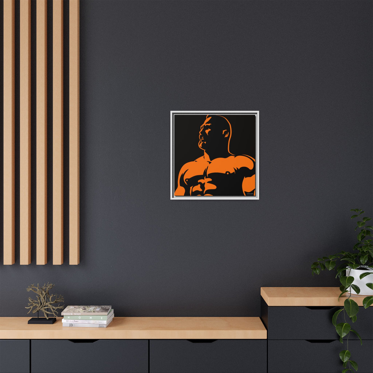 Shine, Giclee Print on Matte Canvas, Framed (Multi-color)