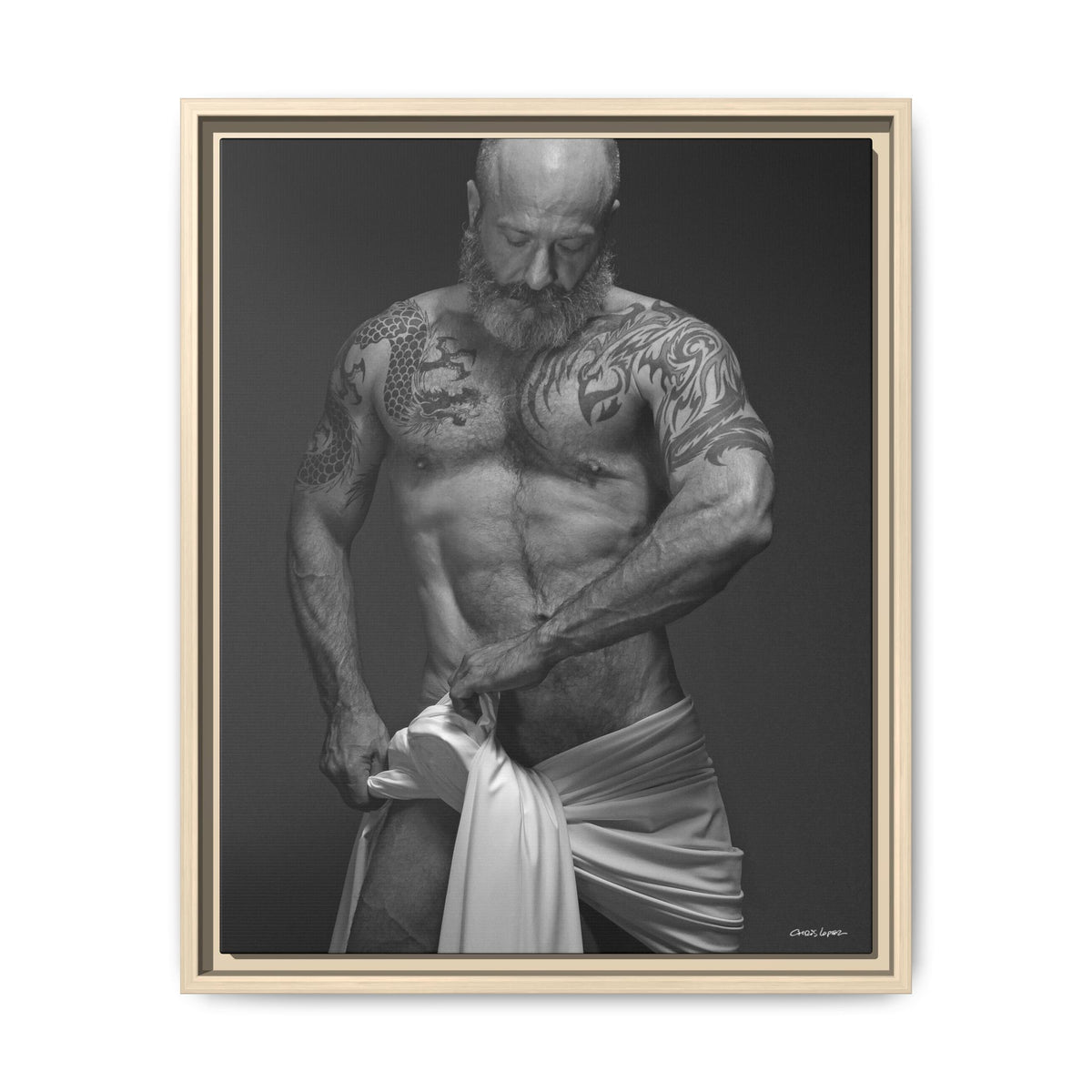 Barclay 1, Giclee print on Matte Canvas, Framed (Multi-color)
