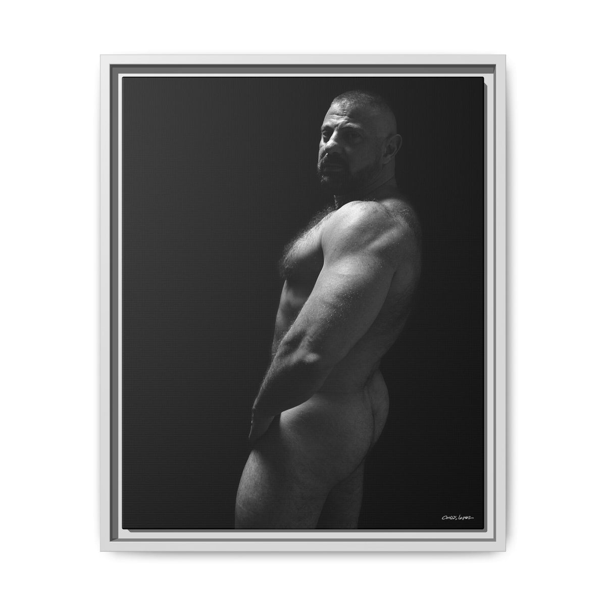 Bart, Giclee Print on Matte Canvas, Framed (Multi-color)