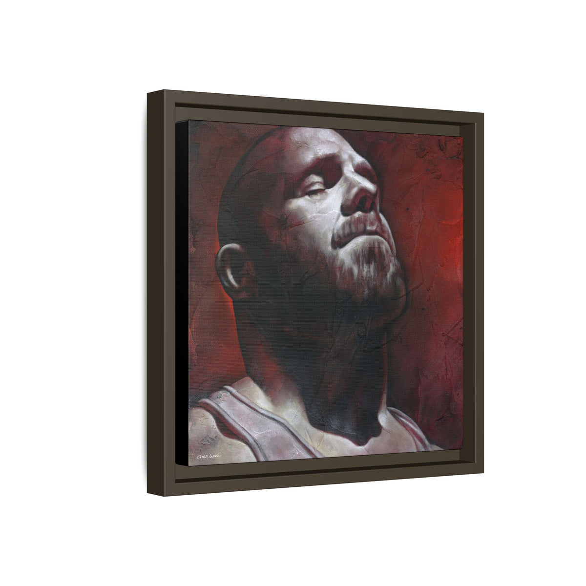 In the Darkness 5, Matte Canvas, Framed (Multi-color)