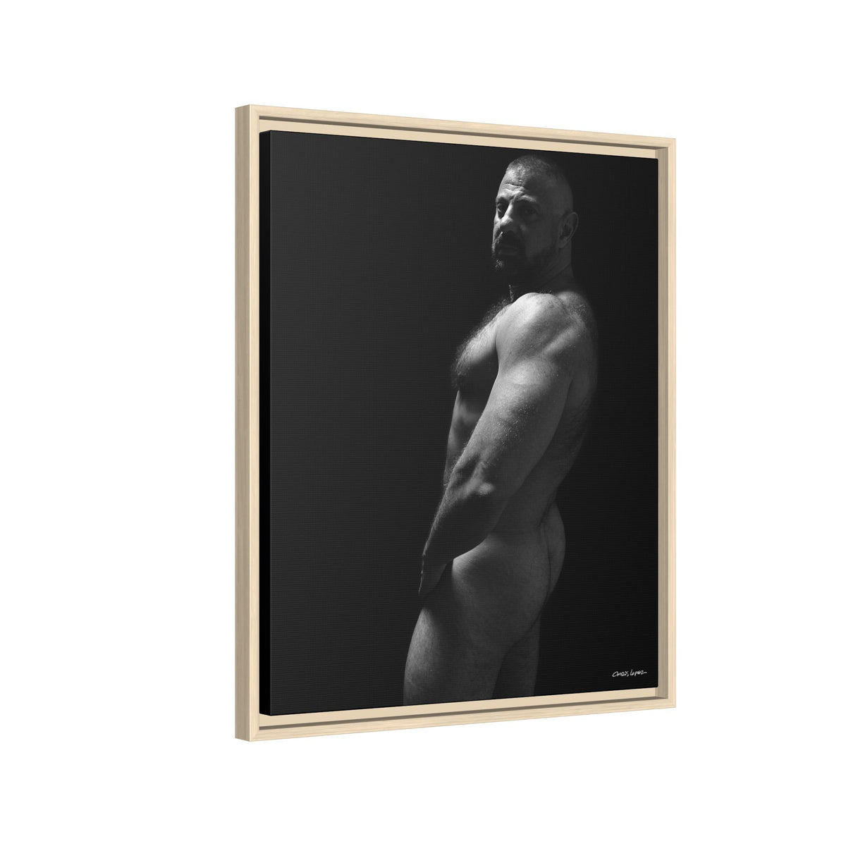 Bart, Giclee Print on Matte Canvas, Framed (Multi-color)