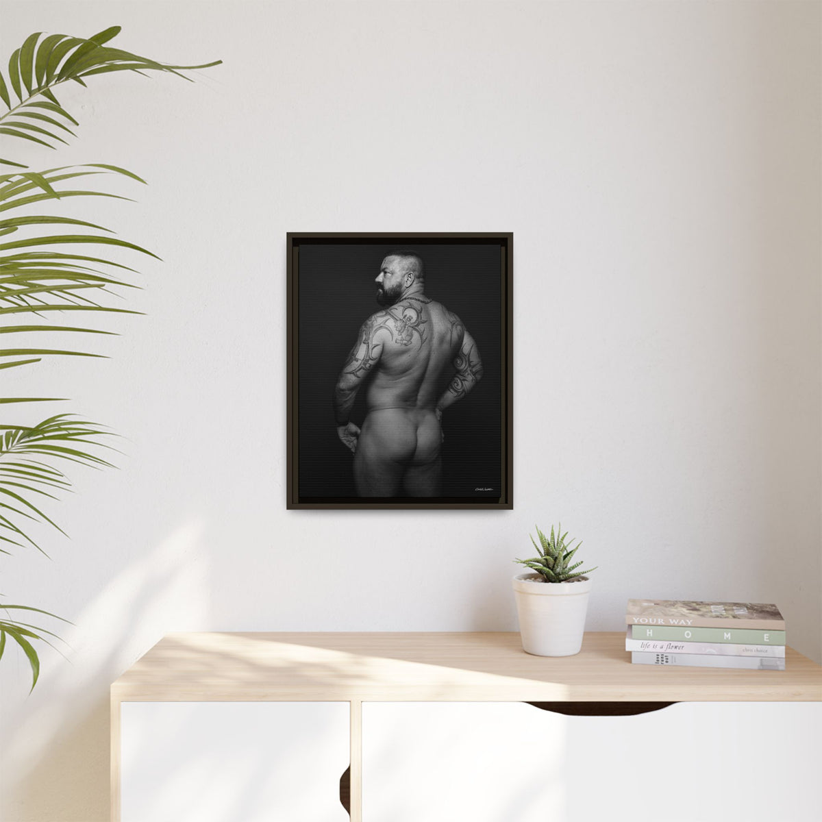 Chris C, Matte Canvas, Framed (Multi-color)