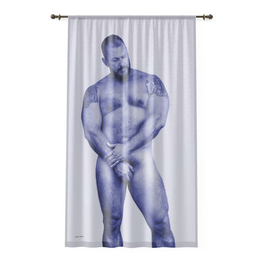 Mark, Textured Sheer Window Curtain