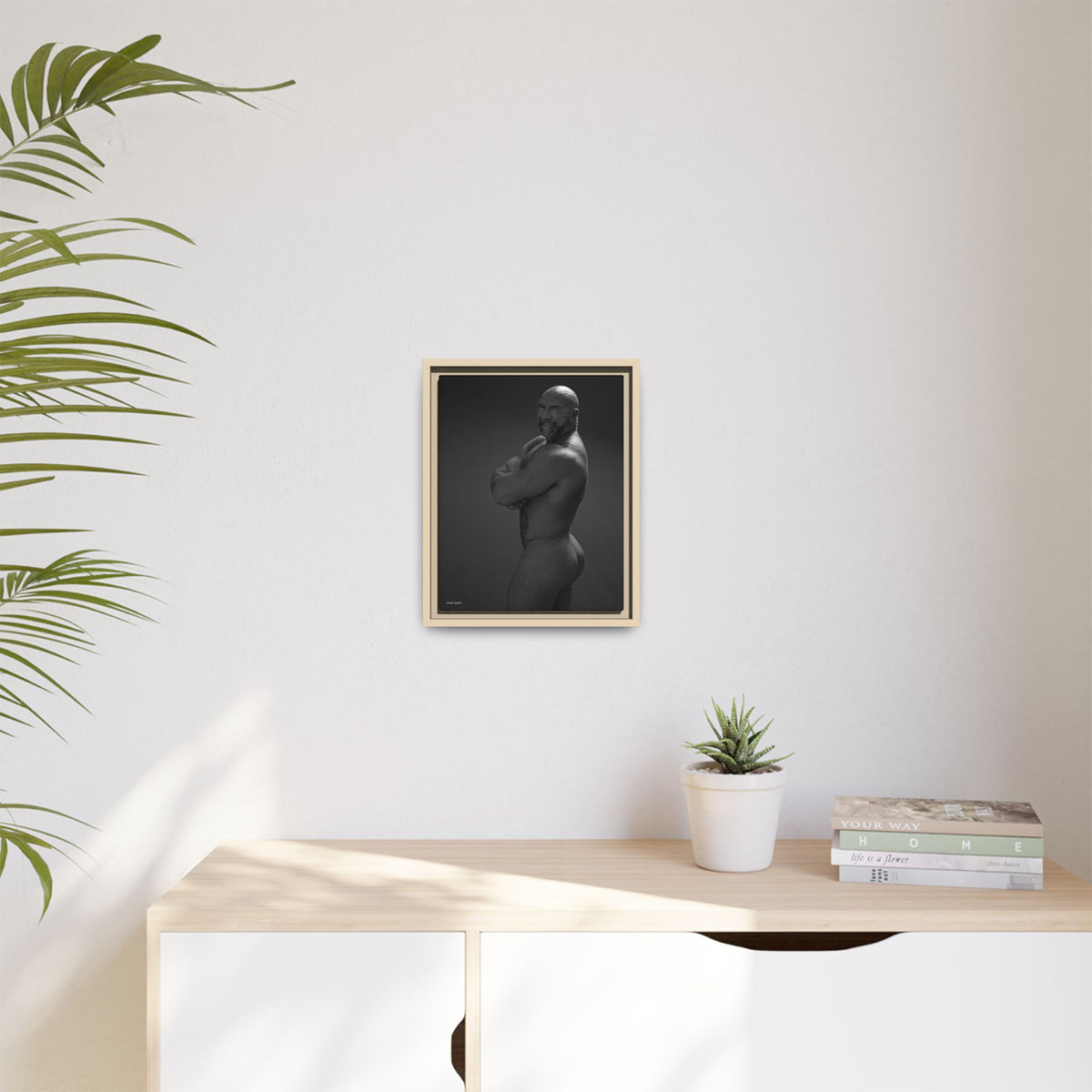 Thom A. Giclee Print on Matte Canvas, Framed (Multi-color)