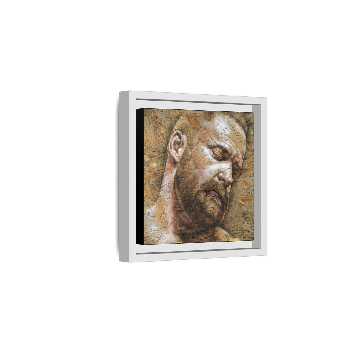 Silence, Matte Canvas, Framed (Multi-color)