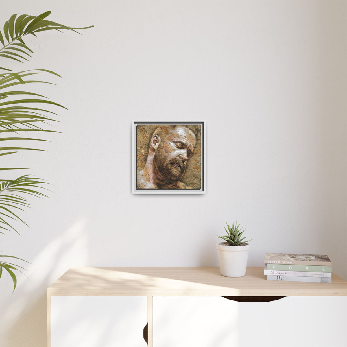 Silence, Matte Canvas, Framed (Multi-color)