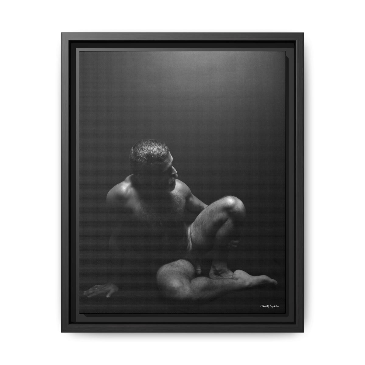 John, Giclee Print on Matte Canvas, Framed (Multi-color)