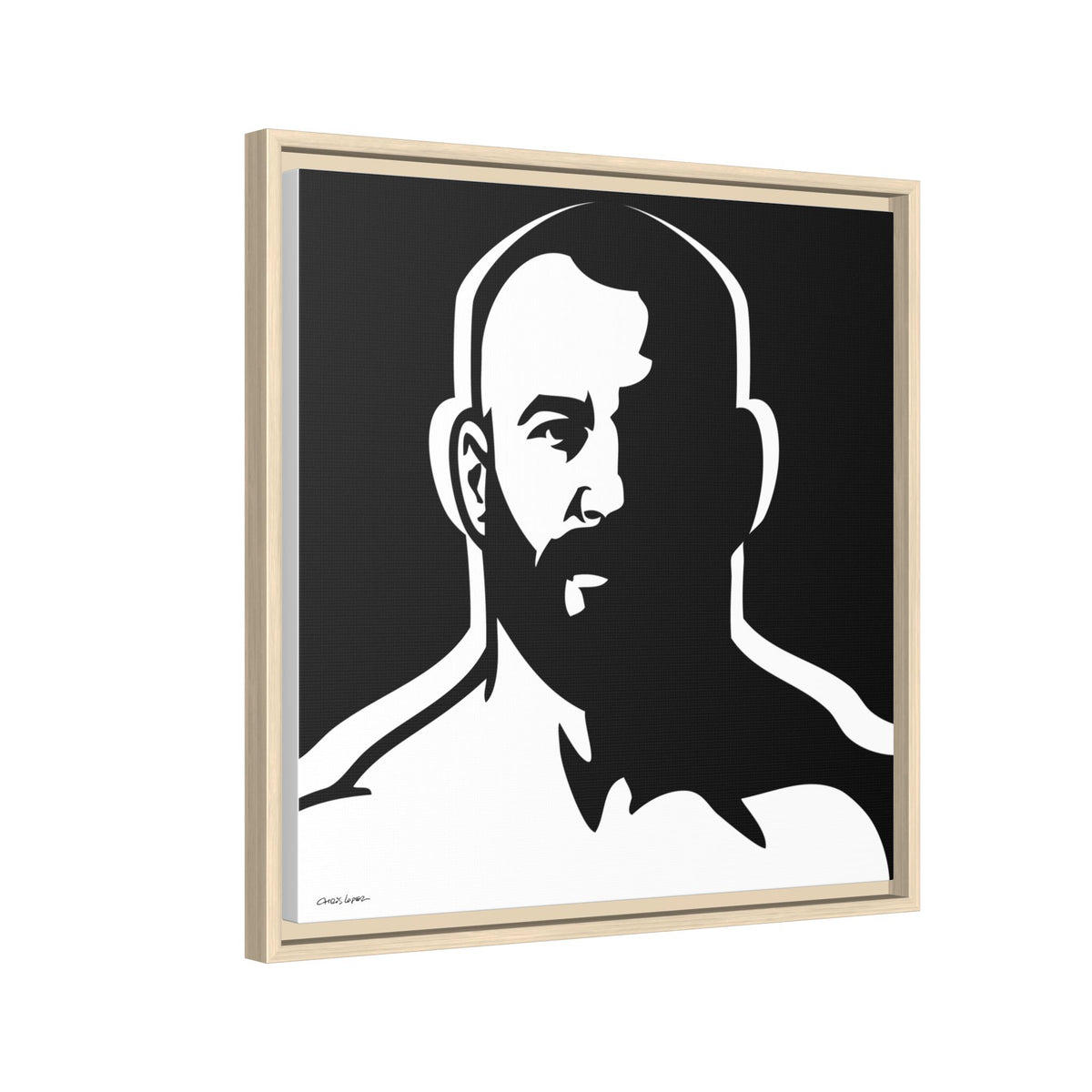 Dark Room, Giclee Print on Matte Canvas, Framed (Multi-color)