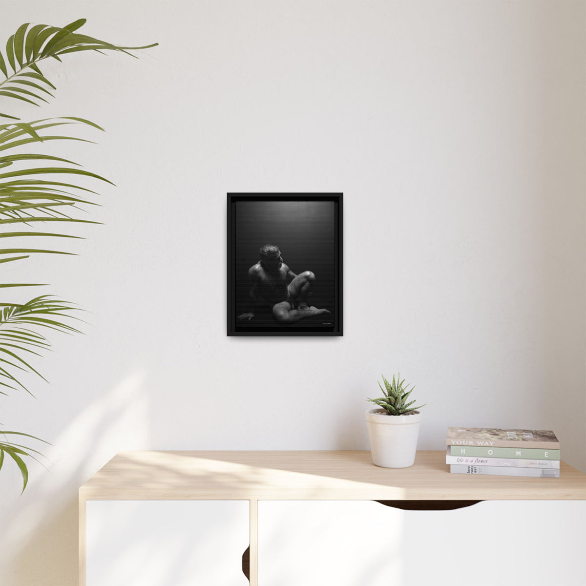 John, Giclee Print on Matte Canvas, Framed (Multi-color)
