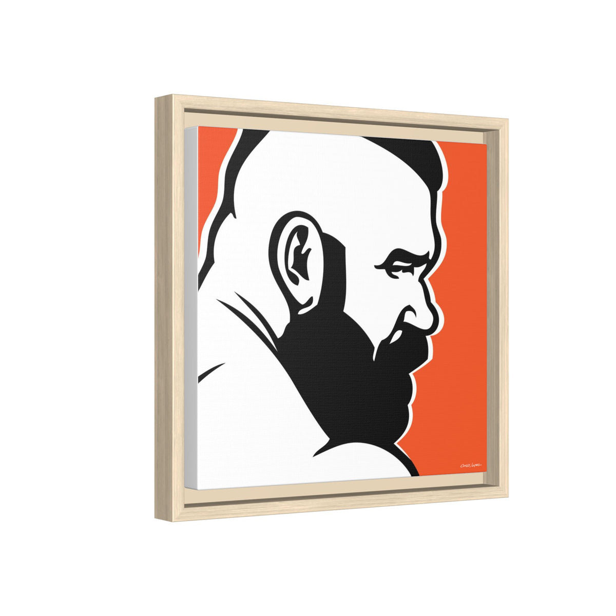 Brute, Matte Canvas, Framed (Multi-color)
