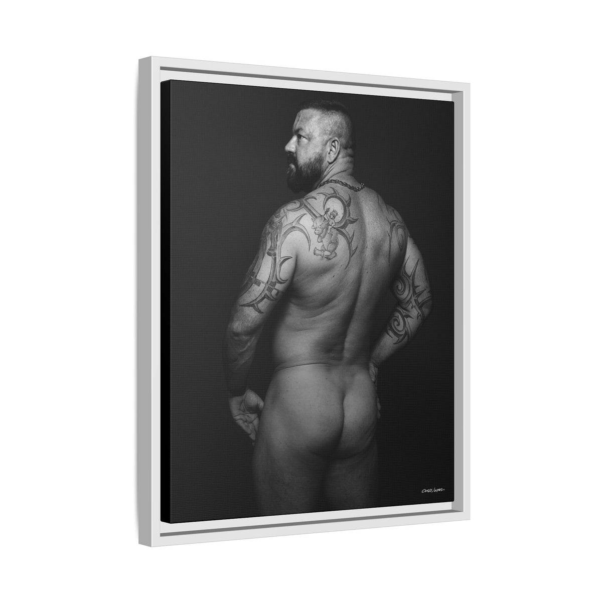 Chris C, Matte Canvas, Framed (Multi-color)