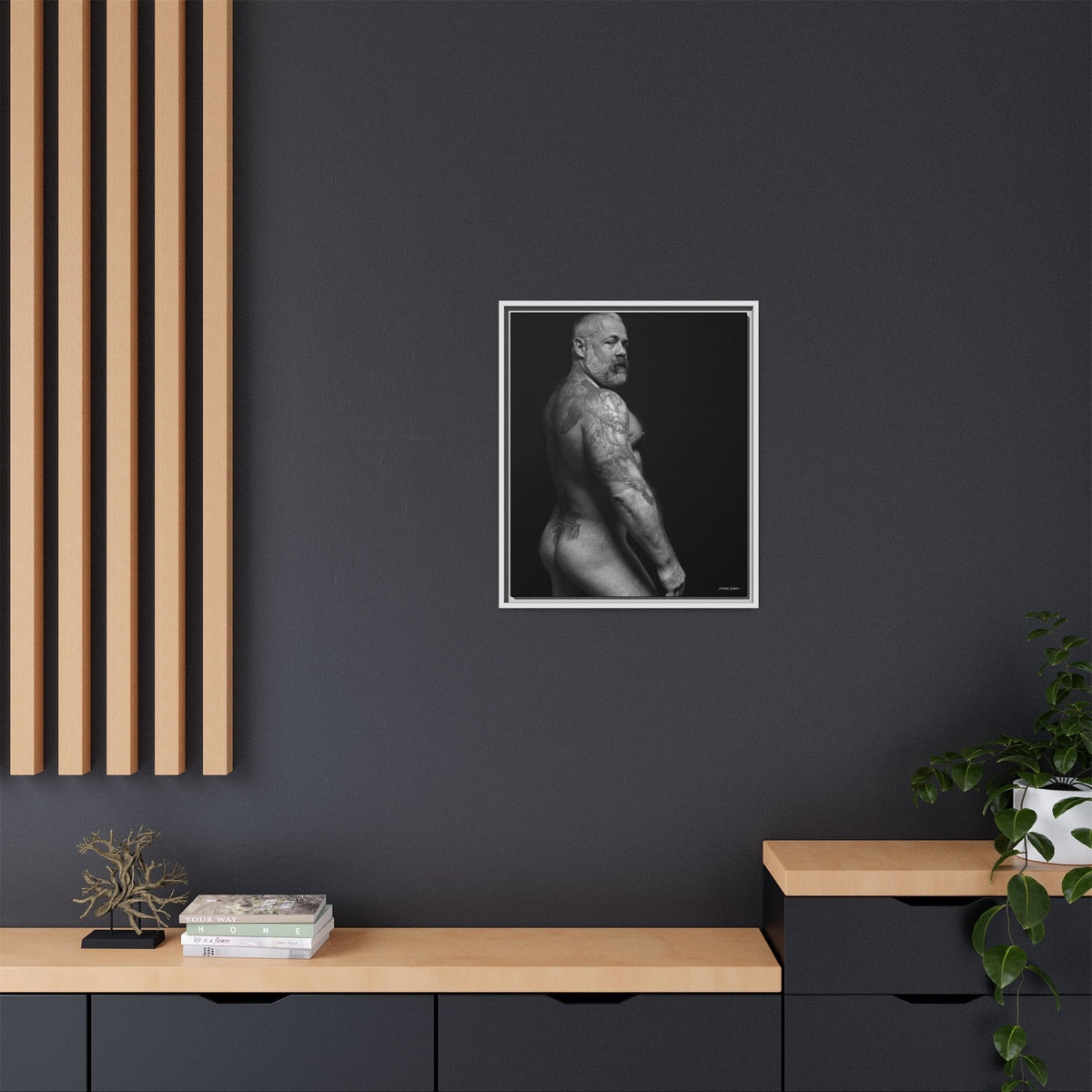 David C. Matte Canvas, Framed (Multi-color)