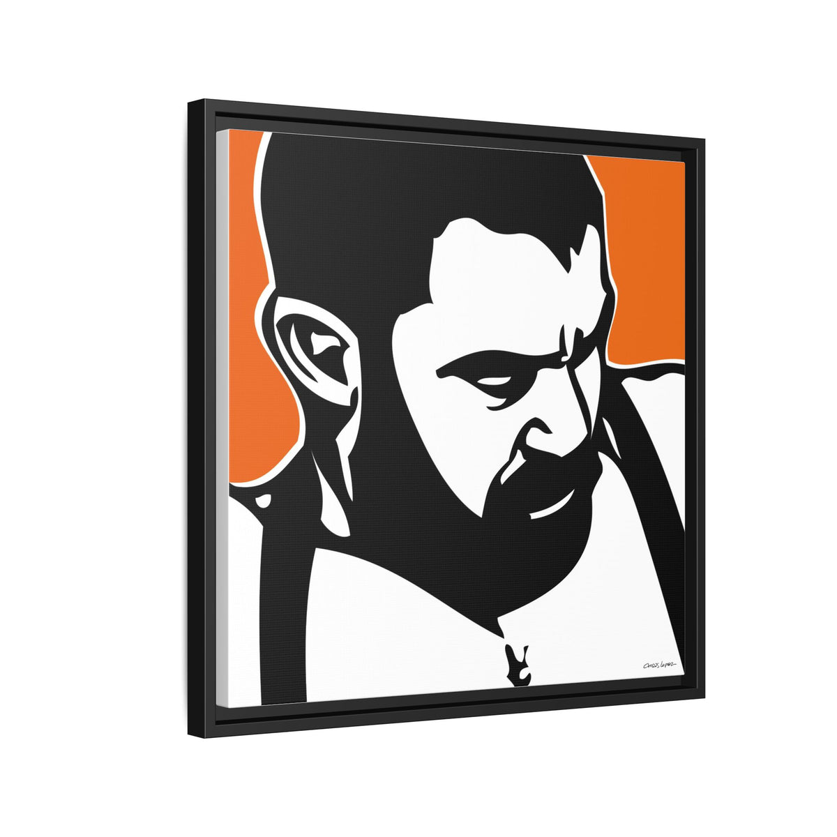 Suspenders, Matte Canvas, Framed (Multi-color)