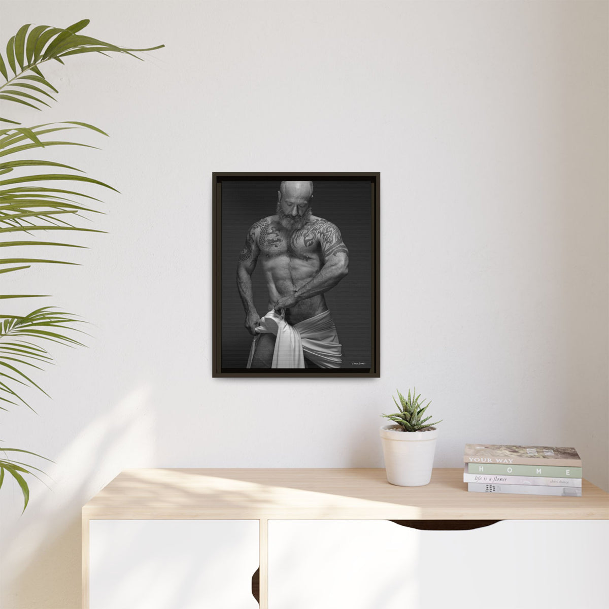 Barclay 1, Giclee print on Matte Canvas, Framed (Multi-color)
