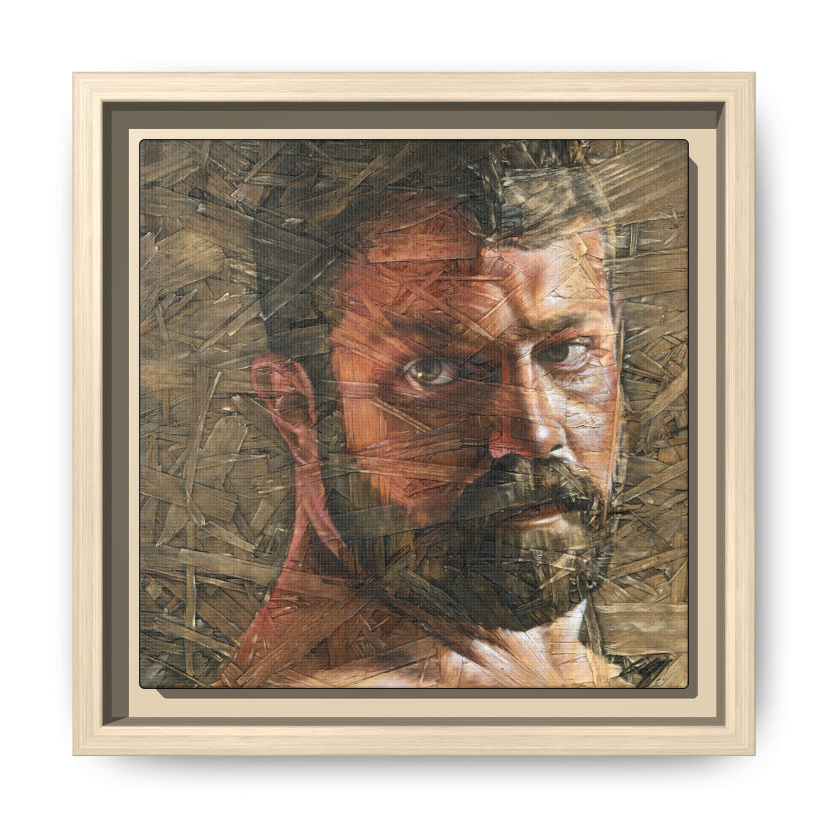 Silence 7, Matte Canvas, Framed (Multi-color)