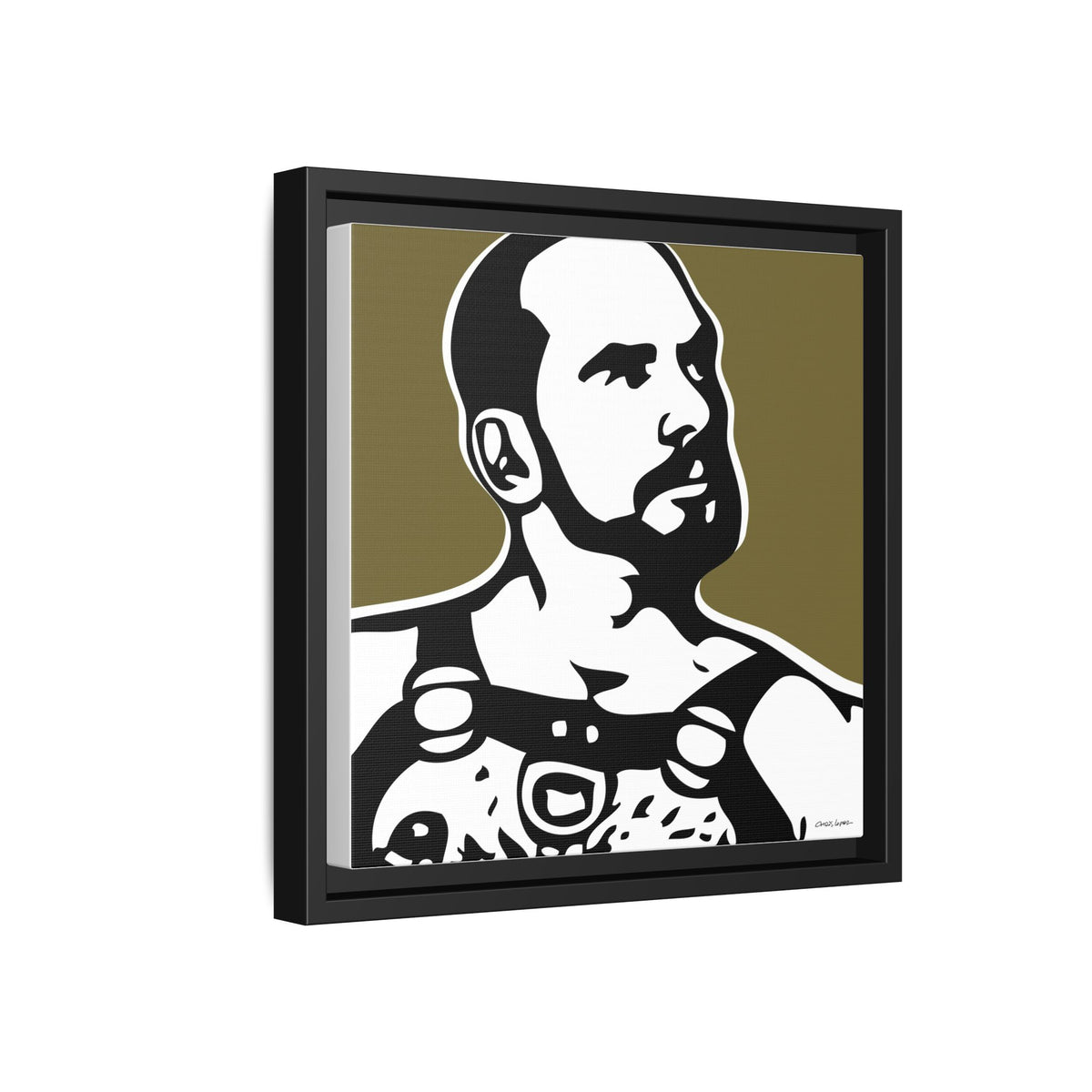 Harness, Giclee Print on Matte Canvas, Framed (Multi-color)