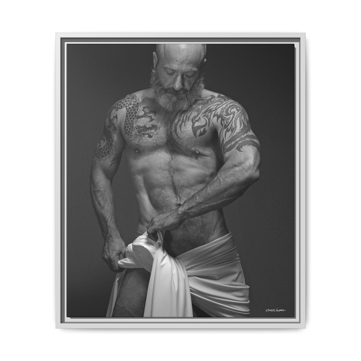 Barclay 1, Giclee print on Matte Canvas, Framed (Multi-color)