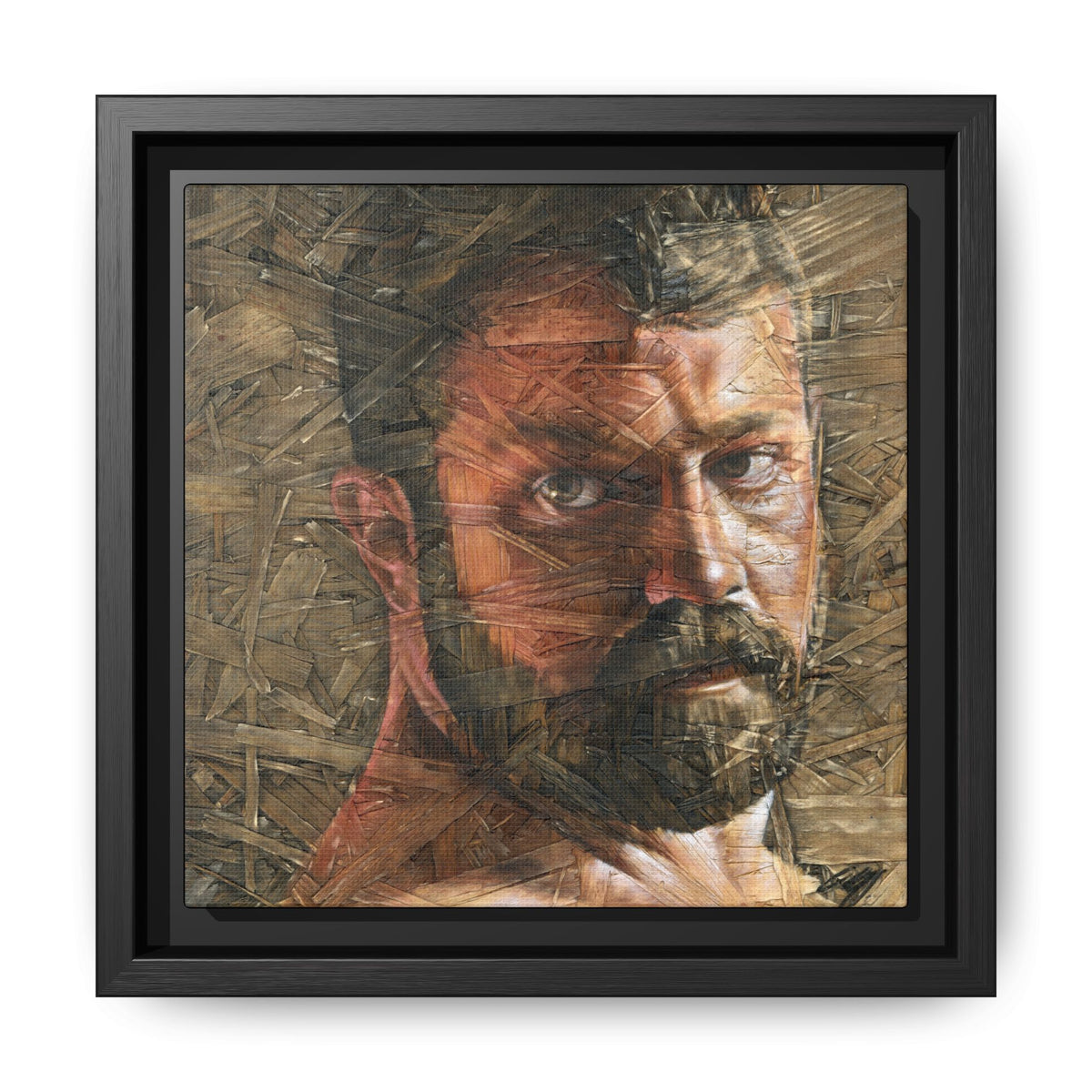 Silence 7, Matte Canvas, Framed (Multi-color)