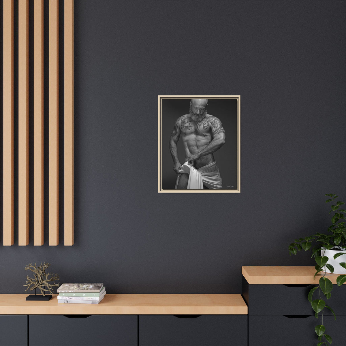 Barclay 1, Giclee print on Matte Canvas, Framed (Multi-color)