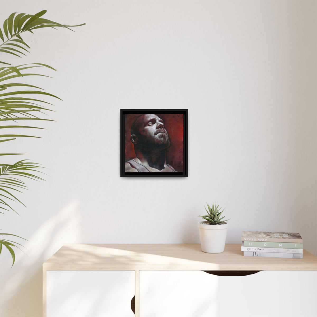 In the Darkness 5, Matte Canvas, Framed (Multi-color)