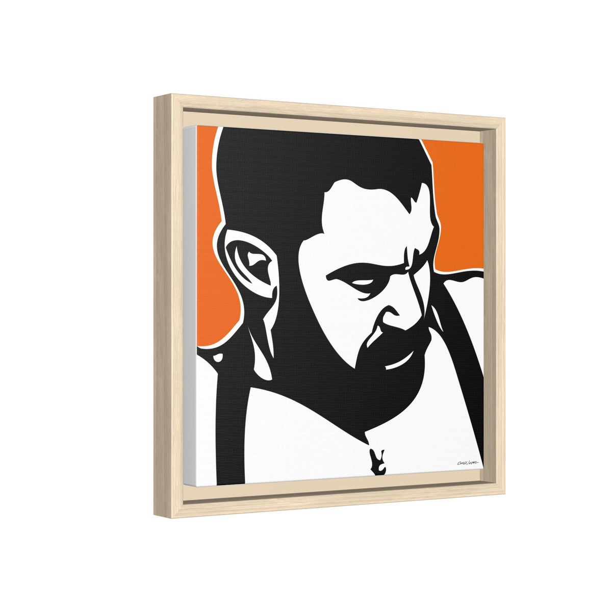 Suspenders, Matte Canvas, Framed (Multi-color)