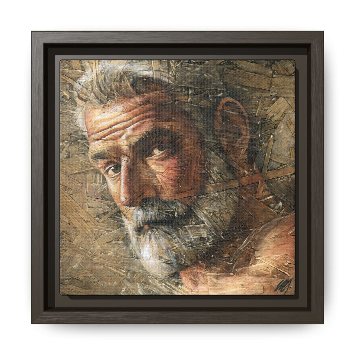 Silence 6, Matte Canvas, Framed (Multi-color)