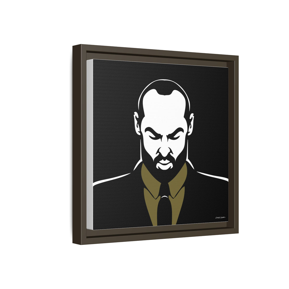 Suit, Giclee Print on Matte Canvas, Framed (Multi-color)
