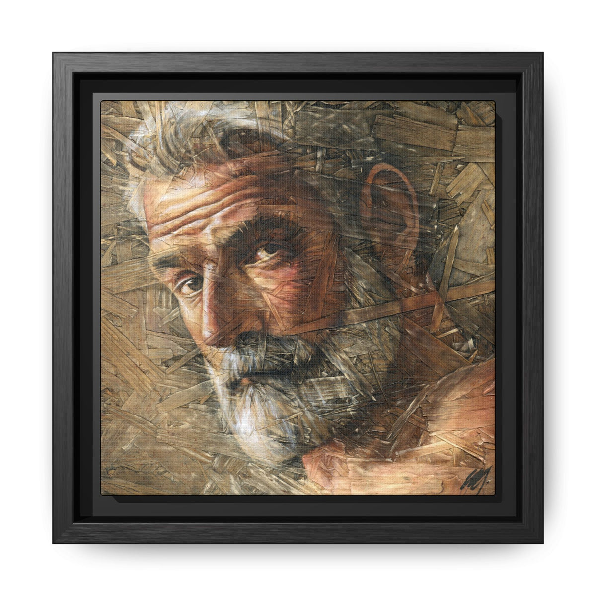 Silence 6, Matte Canvas, Framed (Multi-color)