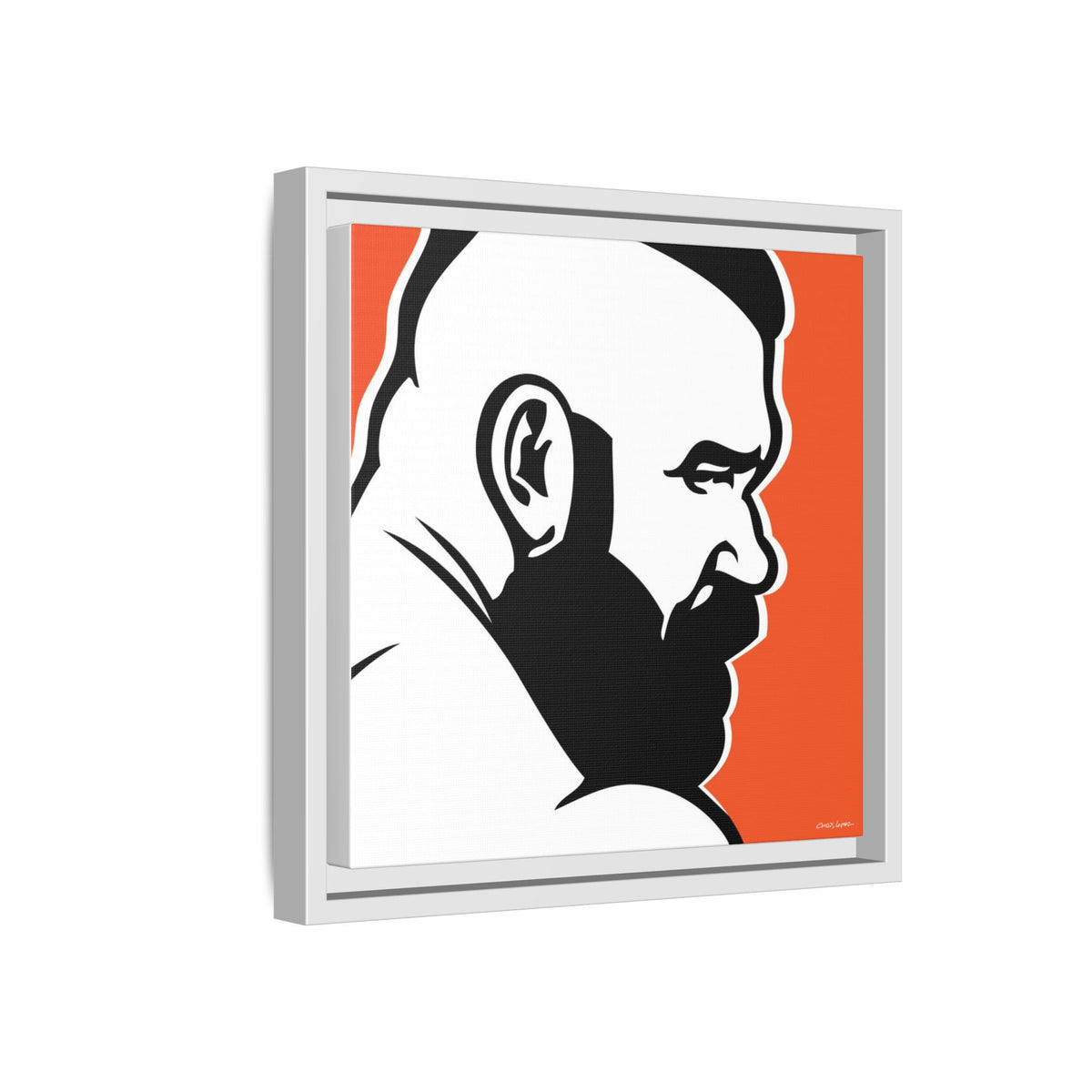Brute, Matte Canvas, Framed (Multi-color)