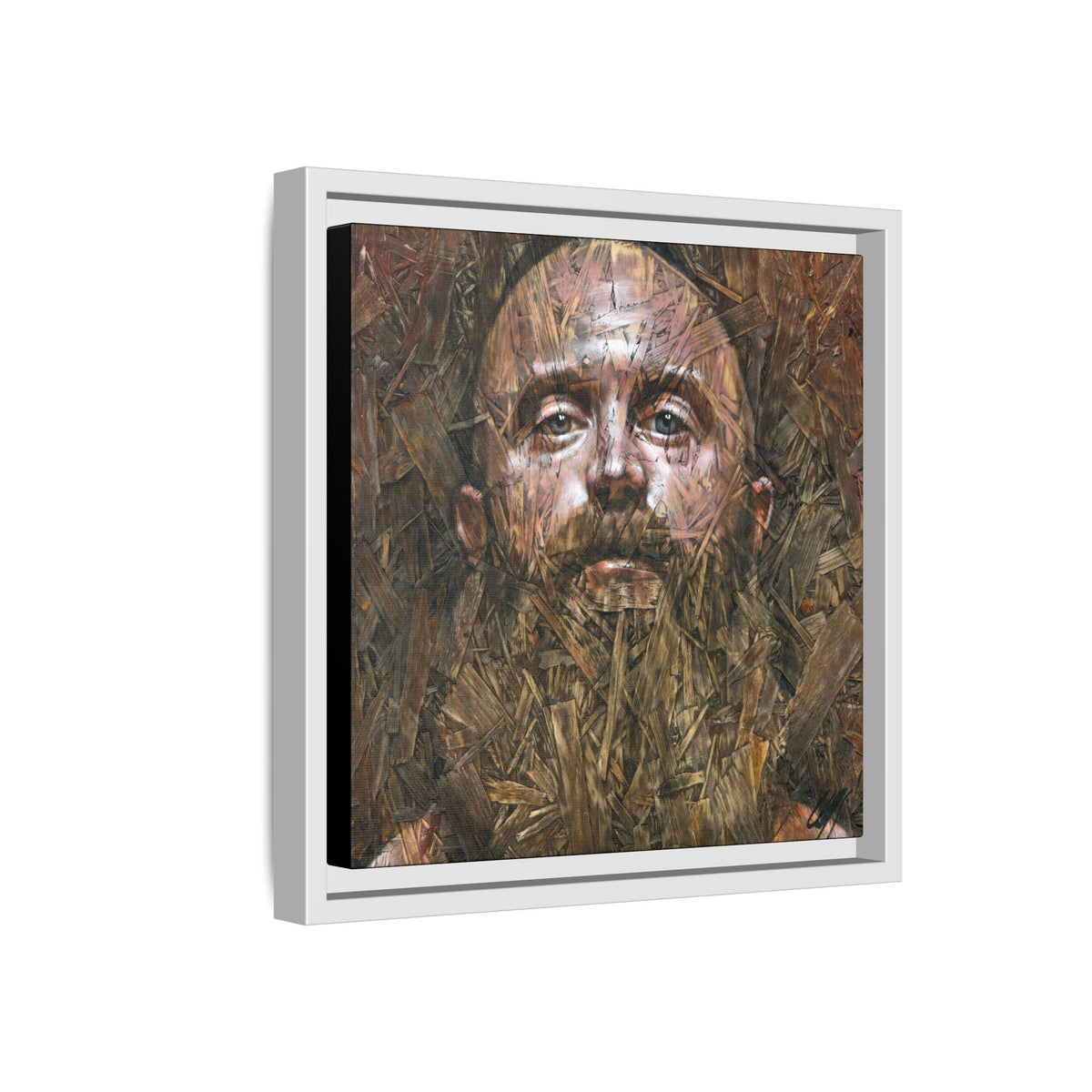Silence 5, Matte Canvas, Framed (Multi-color)