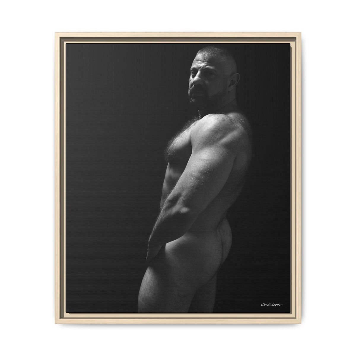 Bart, Giclee Print on Matte Canvas, Framed (Multi-color)