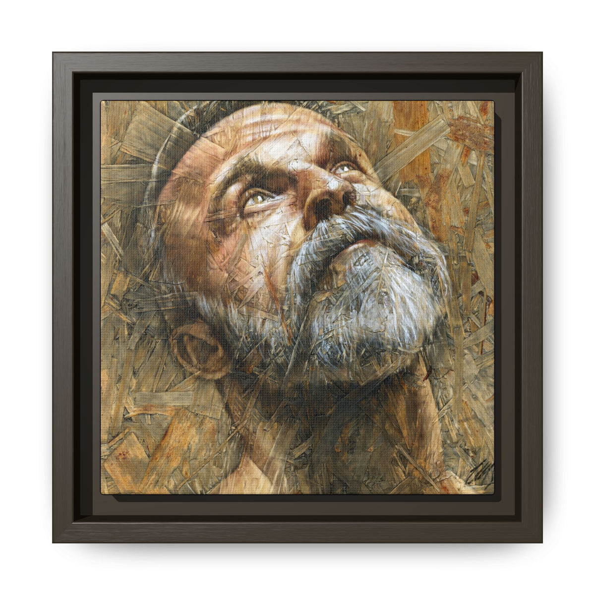 Silence 4, Matte Canvas, Framed (Multi-color)