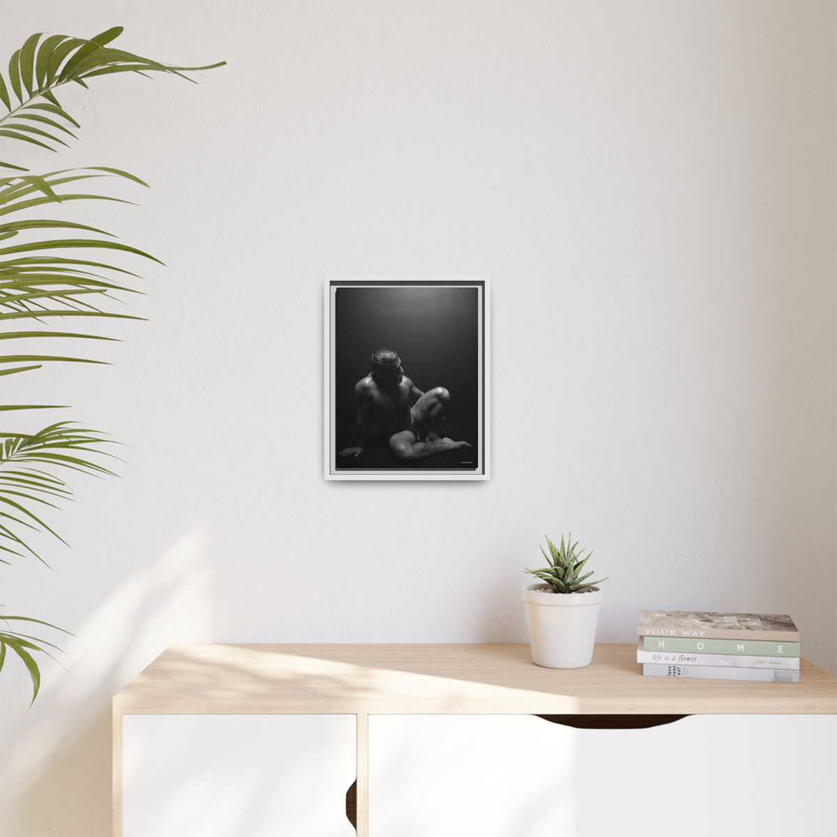 John, Giclee Print on Matte Canvas, Framed (Multi-color)