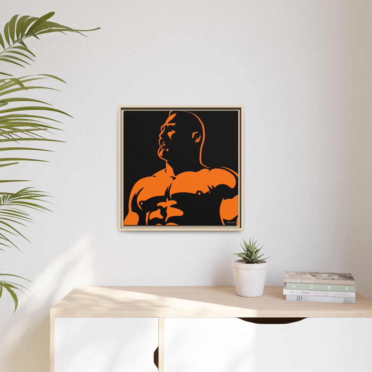Shine, Giclee Print on Matte Canvas, Framed (Multi-color)